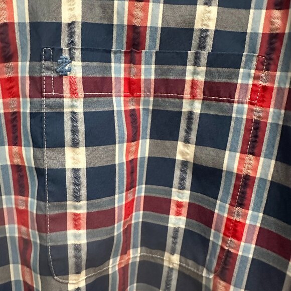 IZOD Men's Short Sleeve Collared Shirt, Size: XL, Button Down - Picture 4 of 10